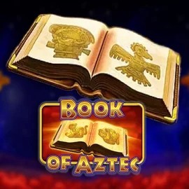 Book of Aztec online game logo by Amatic Industries on spinmacho.org.es