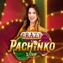 Official Live Casino logo: Crazy Pachinko by Evolution at Spinmacho Casino