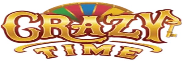 Crazy Time slot logo by Evolution at Spinmacho Casino