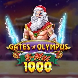 Gates of Olympus Xmas 1000 logo by Pragmatic Play Spinmacho Casino