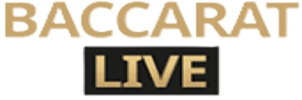 Live Baccarat slot logo by Evolution at Spinmacho Casino